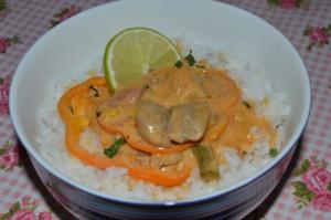 Thajské červené karí (Thai red curry)