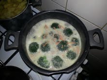 Brokolicovo-česneková polévka